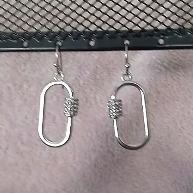 Crystal And Silver Earrings